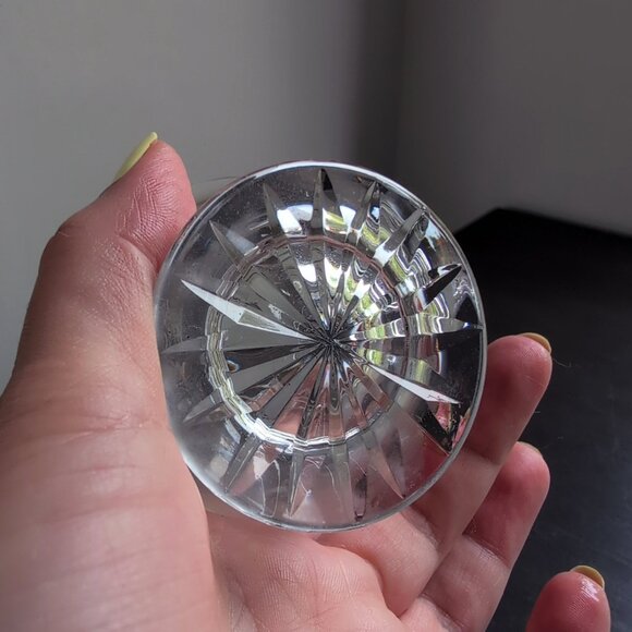 Vintage Waterford Crystal Lismore Mini Creamer and Sugar Bowl Set Cut Glass - Picture 10 of 13